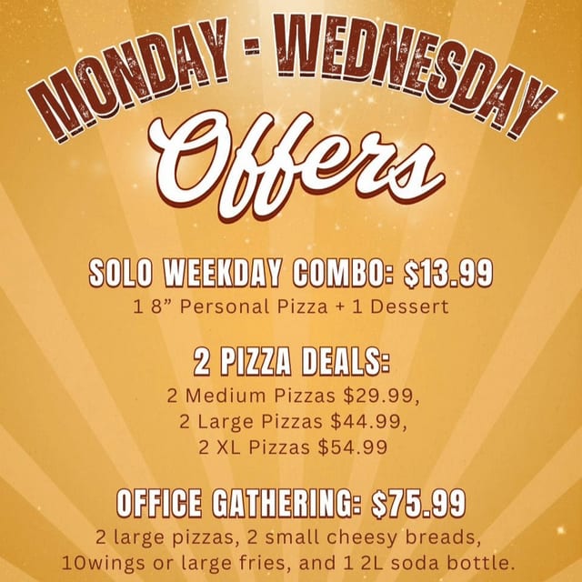 Weekday Solo Combo.