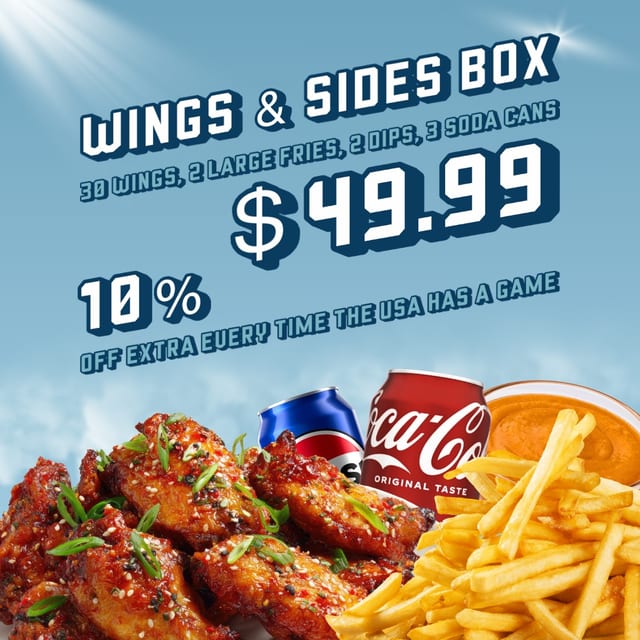 Wings & Sides Box.