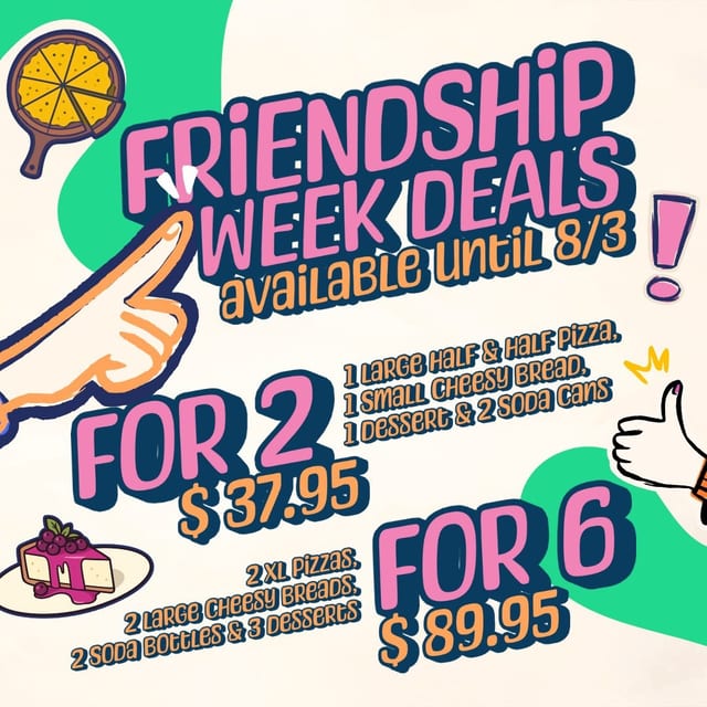 Friendship Week Deal for 2.