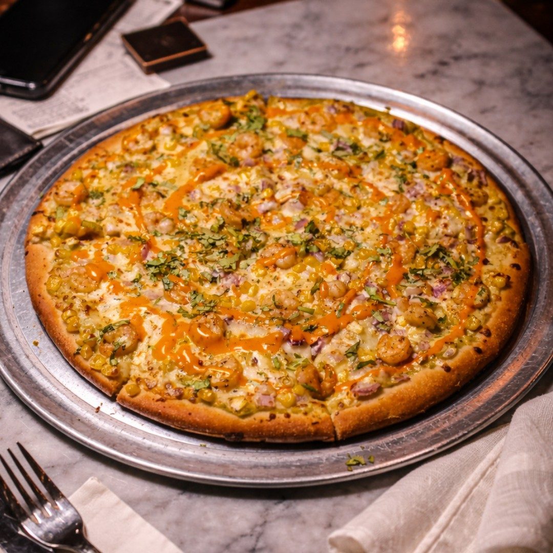 Senor Camaron Pizza (Shrimp).