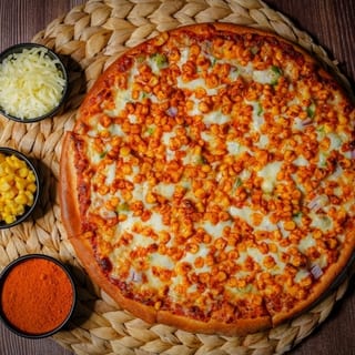 Spicy Corn Pizza