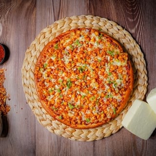 Jain Achari Paneer Pizza